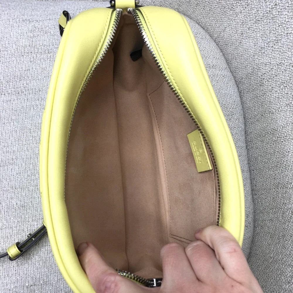 Authentic Gucci Marmont crossbody bag yellow leather - Picture 10 of 13